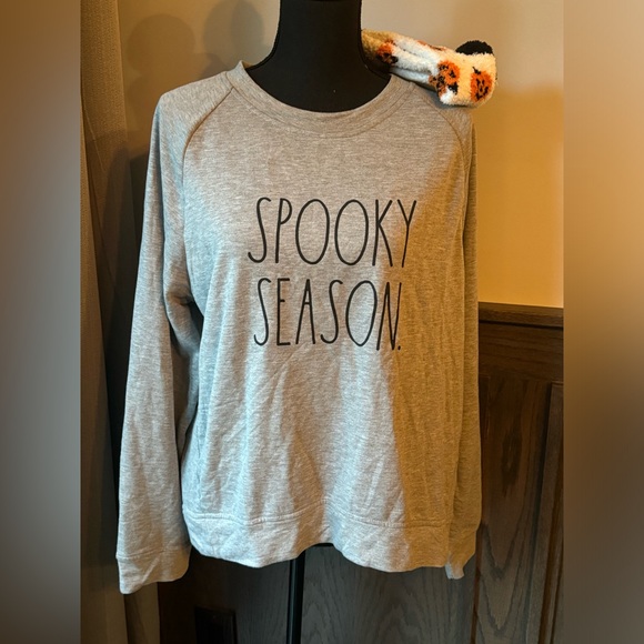 Rae Dunn Tops - Rae Dunn Halloween top and sock set nwt size large